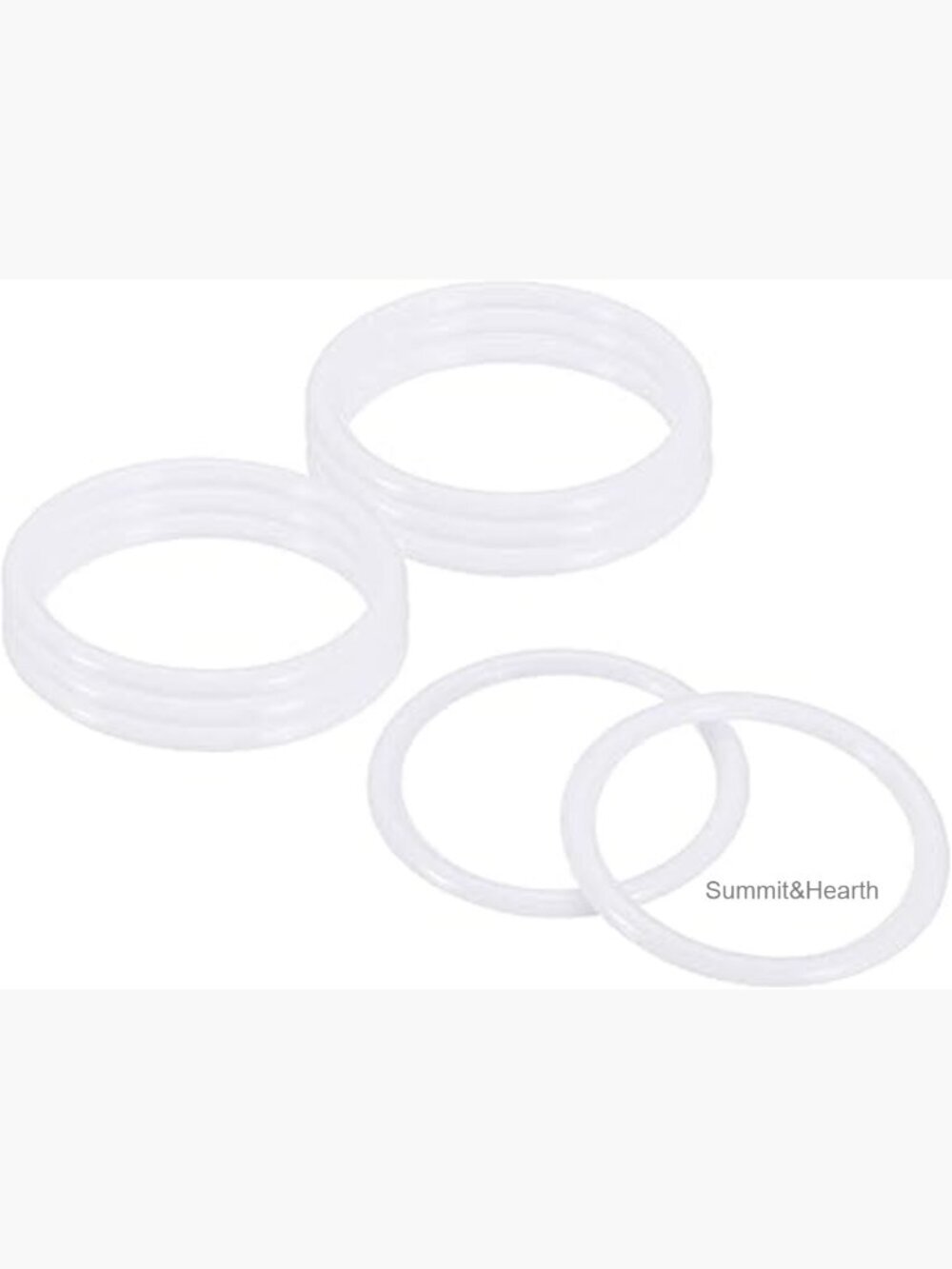 8 Plastic Macrame Hoops for DIY Dream Catchers, Wedding Wreaths, Wall Decor